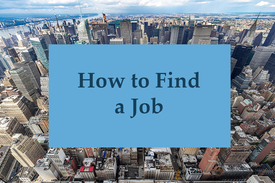 how to Find a Job